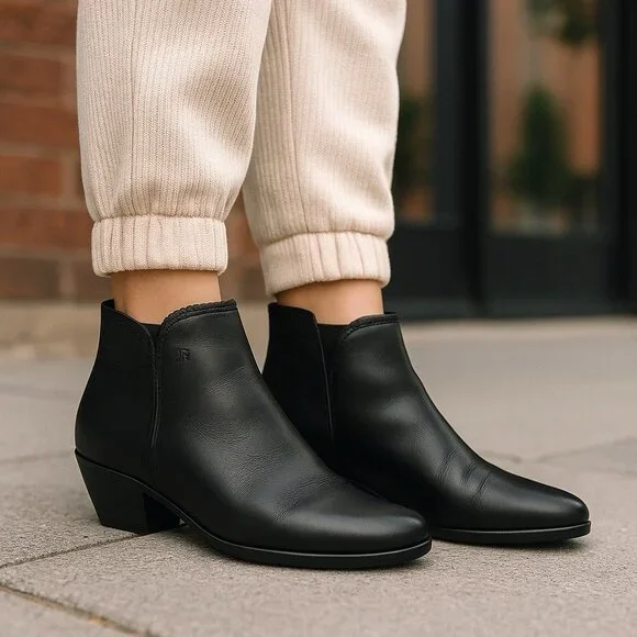 Jack Rogers Bailee women’s Black Leather Ankle Boots Jack Rogers Bailee Ankle Boots Women main image 4